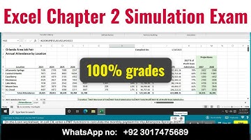 Excel Chapter 2 Simulation Exam #SimulationExam #Chapter2 #ExcelSimulation #ExcelExam #myitlab