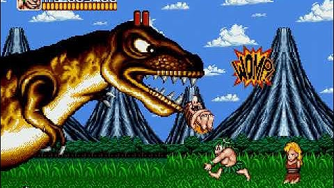 Joe and Mac Mega Drive Caveman Ninja Speed Run No Death Strategies for Victory