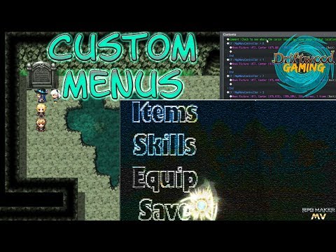 RPG Maker MV Tutorial - Cara Membuat Custom Menu - RPGMMV RMMV Tut