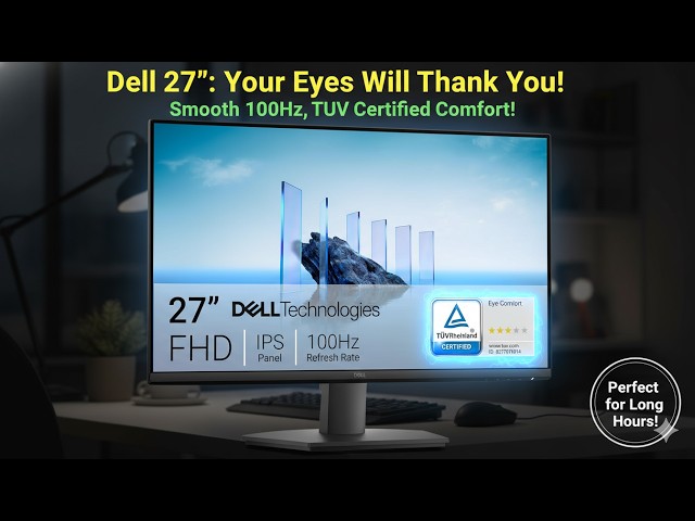Dell SE2725HM 27″ Monitor Review | 100Hz IPS FHD w/ ComfortView
