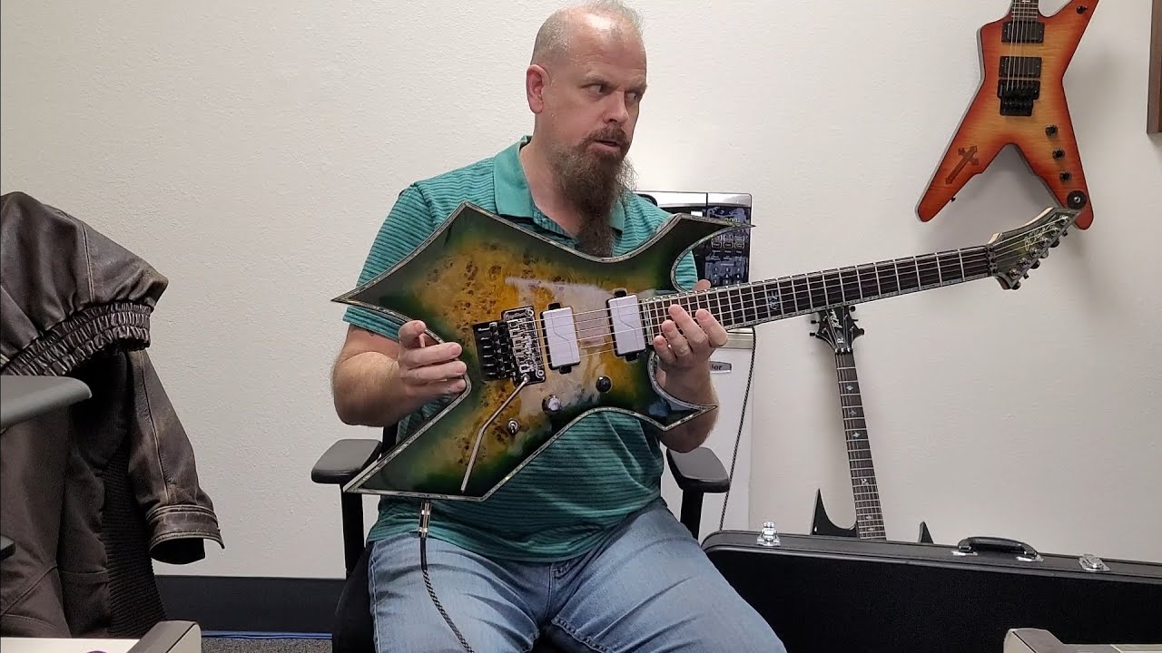 B.C. Rich Warlock Extreme Exotic Reptile Eye. Merry belated Christmas, everyone.