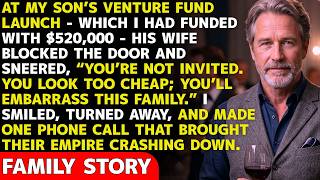 My Daughter-in-Law Threw Me Out of My Son’s Fund Party After I Invested $520,000—Then One Call...