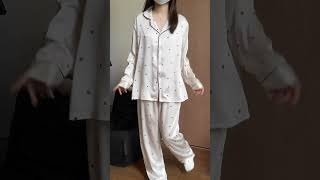 Star Print Long Sleeve Pajama Set – Cozy Sleepwear Collection | PJS Factory