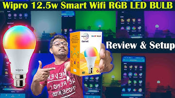 Wipro 12,5W Garnet Smart Wifi LED-lamp review en installatie | Werkt met Alexa en Google | Muziek...