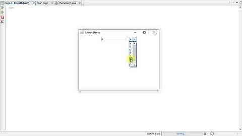 Output of Choice in AWT [Java Programming]