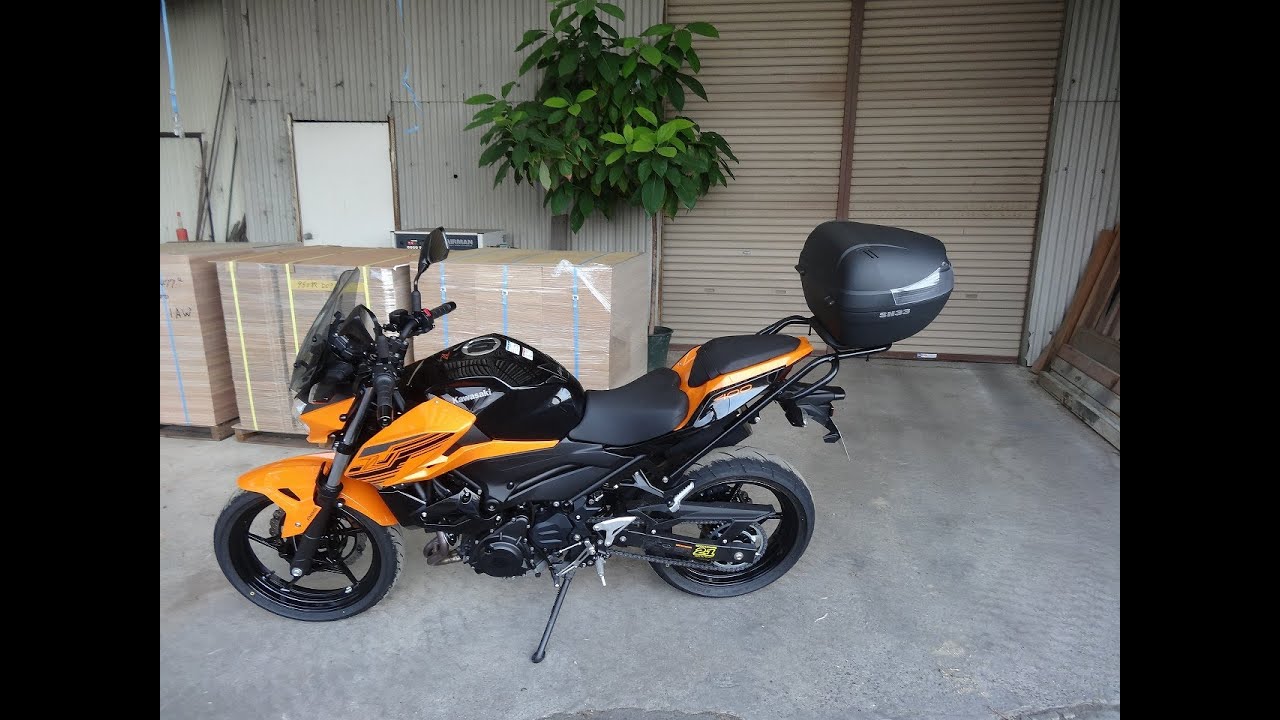 Kawasaki Z400 エンデュランス製 リアキャリア 取り付けてみました