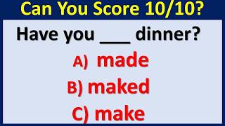 If You Pass This Test, Your English Is Amazing! #english #englishgrammar #englishtests #quiz