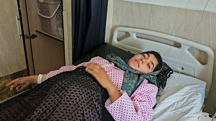Pain. Farzaneh in the hospital, when a scorpion sting sent Farzaneh to the hospital