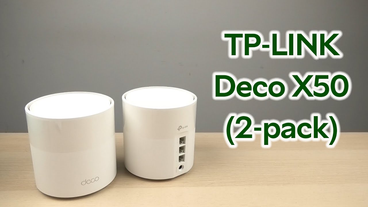 Маршрутизатор TP-LINK Deco X50 (2-pack) MESH система WiFi6