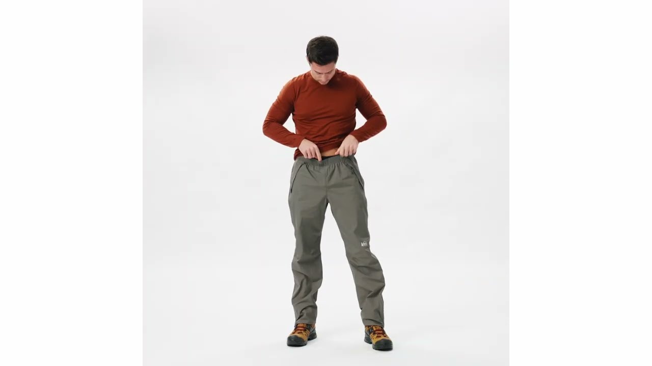 Preview of REI Co-op Rainier Rain Pants - Men's Video