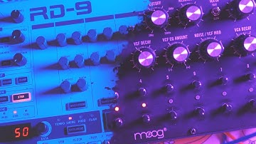 RD 9 Drum Machine + DFAM = DAMN!