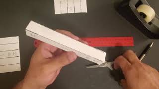 Paper Roller Coaster - Diagonal Supports