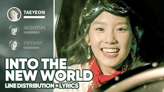 Girls' Generation - Into The New World (Line Distribution   Lyrics Color Coded) PATREON REQUESTED