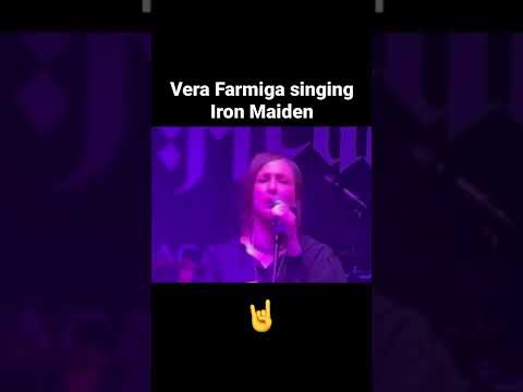 Vera Farmiga singing Iron Maiden. #verafarmiga #ironmaiden