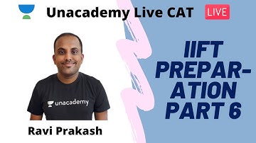 Check out our latest offerings - https://bit.ly/CAT_Whatsnew IIFT Preparation Part 6 by Ravi Prakash