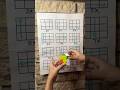 3x3 Rubiks cube solve in magic trick #shorts #rubikscube #rubix#speedcubing
