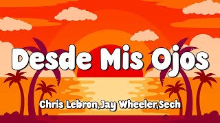 Chris Lebron, Sech, Jay Wheeler - Desde Mis Ojos (Letra/Lyrics) 🎵