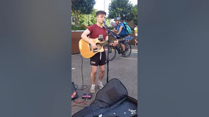 David Hayden  Buskers on  Grafton Street Dublin