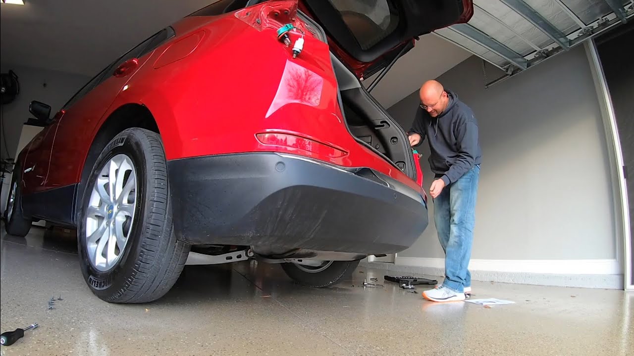 2018 Chevy Equinox - OEM Trailer Hitch Installation - YouTube