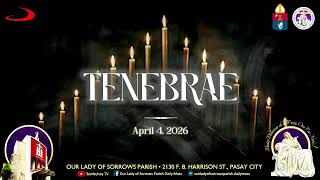 Our Lady of Sorrows Parish | Holy Saturday | Tenebrae  | April 4, 2026 - 6AM