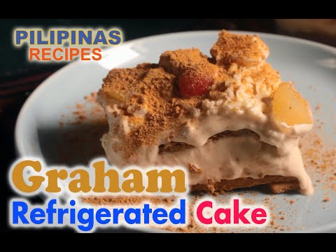 簡単な焼きなしグラハム冷蔵ケーキレシピ：フィリピンのグラハムアイスボックスケーキの作り方