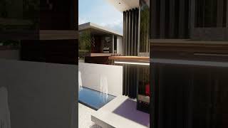 Would you live in this Modern Villa I created using Lumion & Autocad