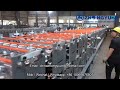 Corrugated sheet double layer machine with stacker for Oman---Deck panel