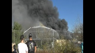 First responders on scene of massive structure at Beckley U-Haul building