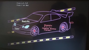 Car 3D Graphics programming in c++ language