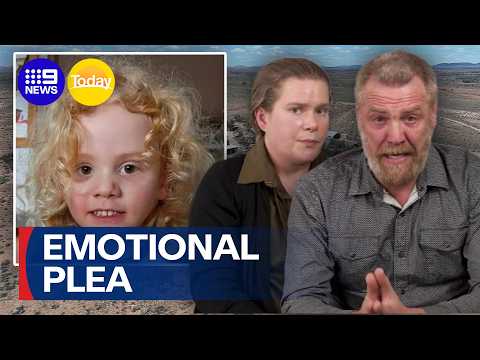 Heartbroken parents break silence on missing boy Gus Lamont | 9 News Australia