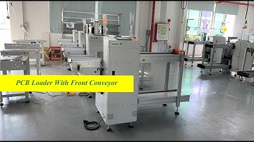 PCB Magazine Loader With Conveyor,PCB Loader Unloader,SMT Line Loader,PCB Conveyor-OBSMT-OUBEL GROUP