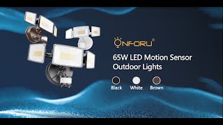 Onforu 55W Motion Sensor LED Security Light BD08