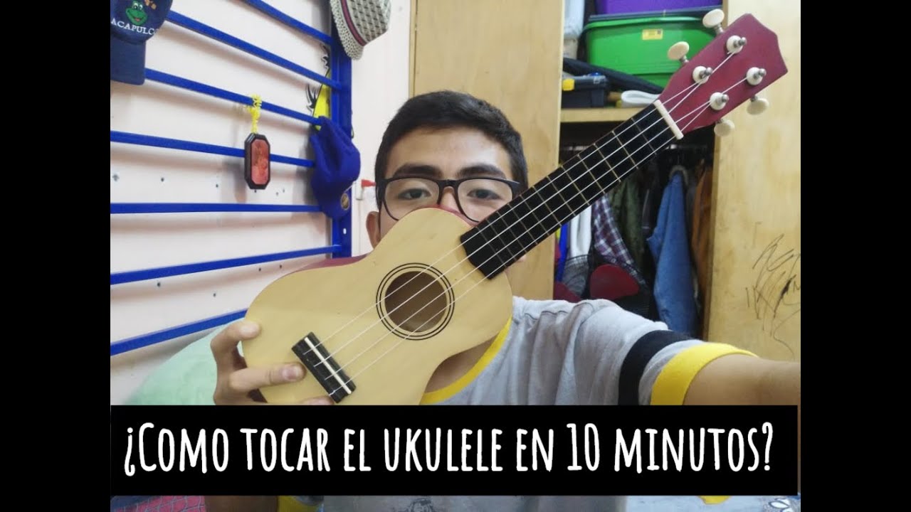 Aprendiendo a tocar el ukulele en 10 minutos!!!! - YouTube