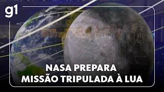 Jornal Hoje Após 50 Anos, Nasa Prepara Missão Tripulada Rumo À Órbita Da Lua