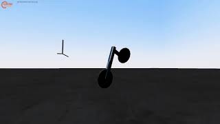 Two wheels vehicle demo with Project Chrono