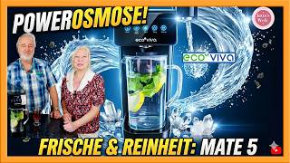 Ecoviva Mate 5 Osmose-Wasserfilter im Test (15% Rabatt🎉) Reines Wasser, Heißwasser & Top-Design 🚰✨