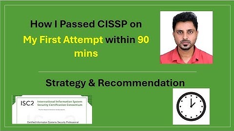 How I Passed CISSP on My First Attempt within 90 mins – Tips & Strategy! #cissp #cissptraining
