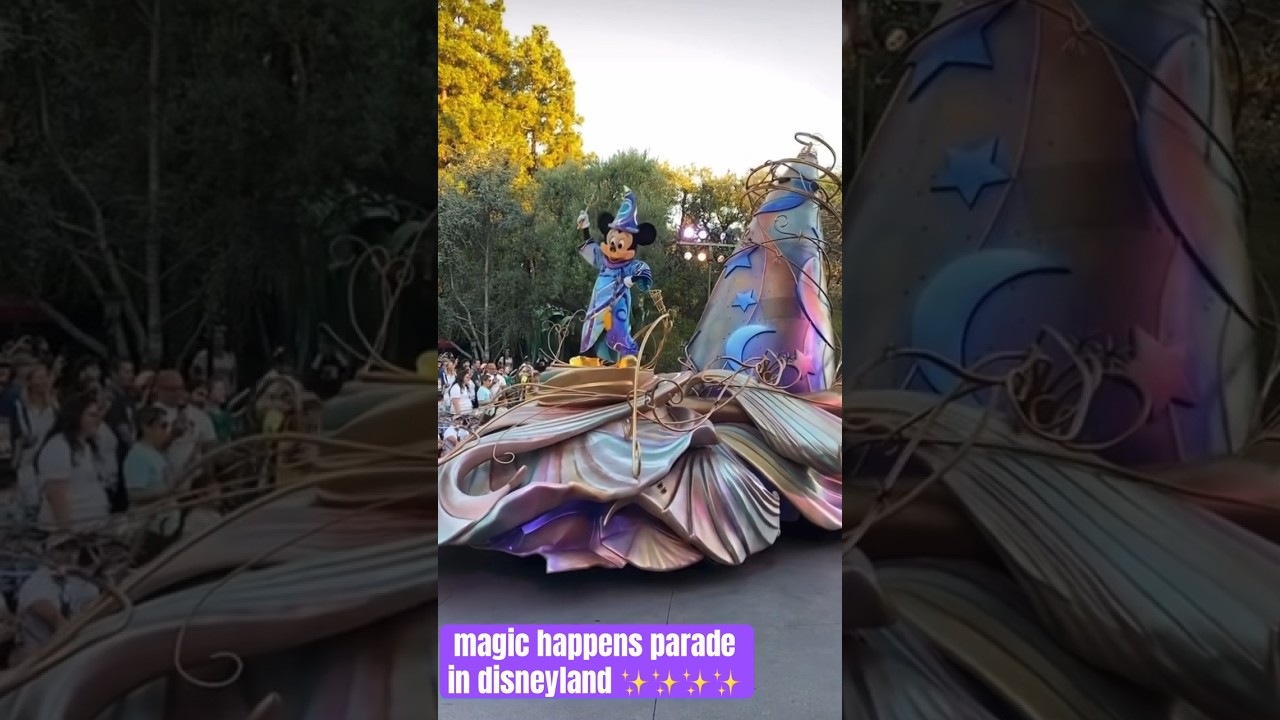 magic happens parade in disneyland 
