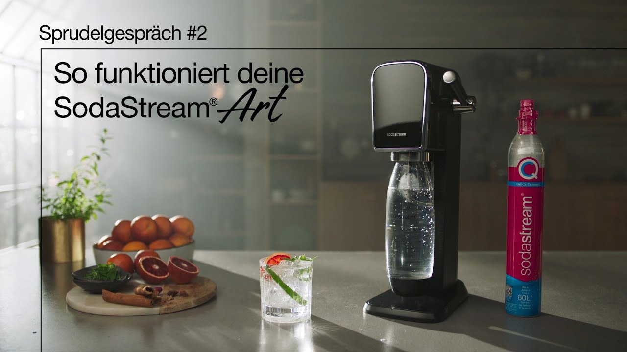 SodaStream ART Wie man die ART benutzt YouTube