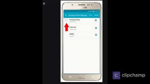 FreedomPop internet APN Settings