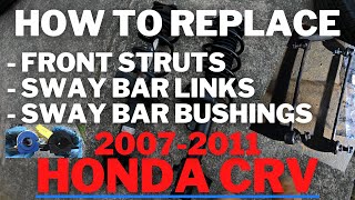 How To Replace Front Struts 2007-2011 Honda CRV Net Worth