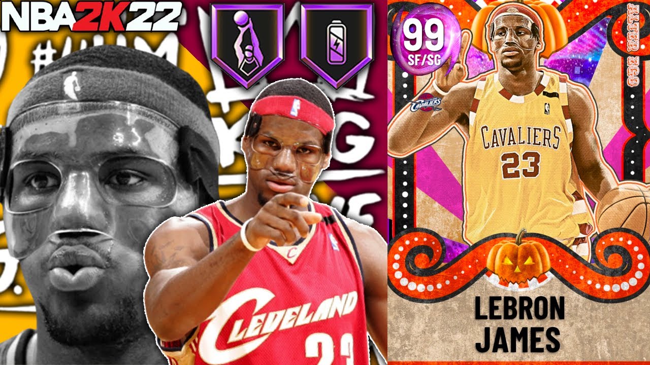 masked lebron james in nba 2k22 myteam 