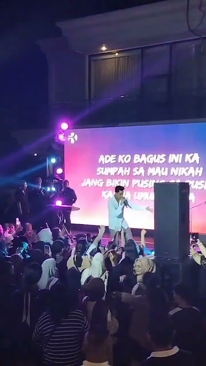 konser live Fresly Nikijuluw||ULTAH Pesta Perak Pernikahan di Tarakan Kalimantan Utara.