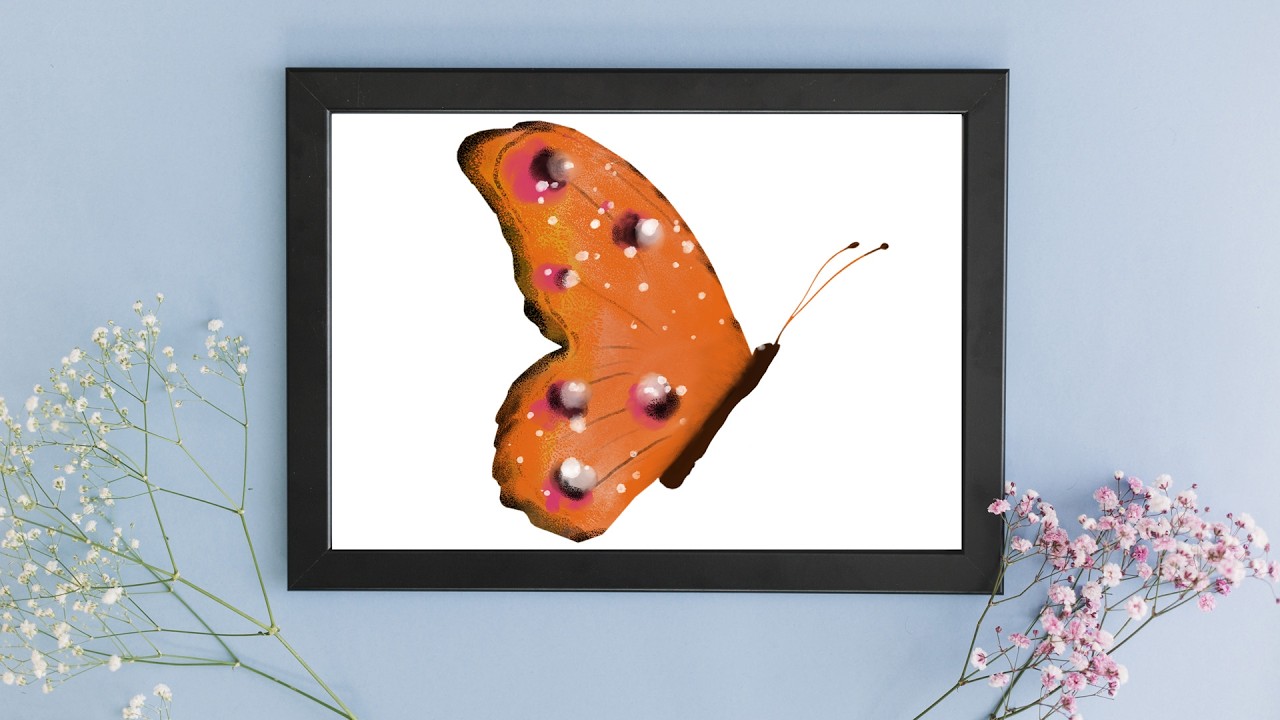 Butterfly Coloring Techniques in Procreate