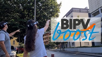 Mixed Reality - BIPVBOOST: Evaluation of a building-integrated photovoltaics project on site