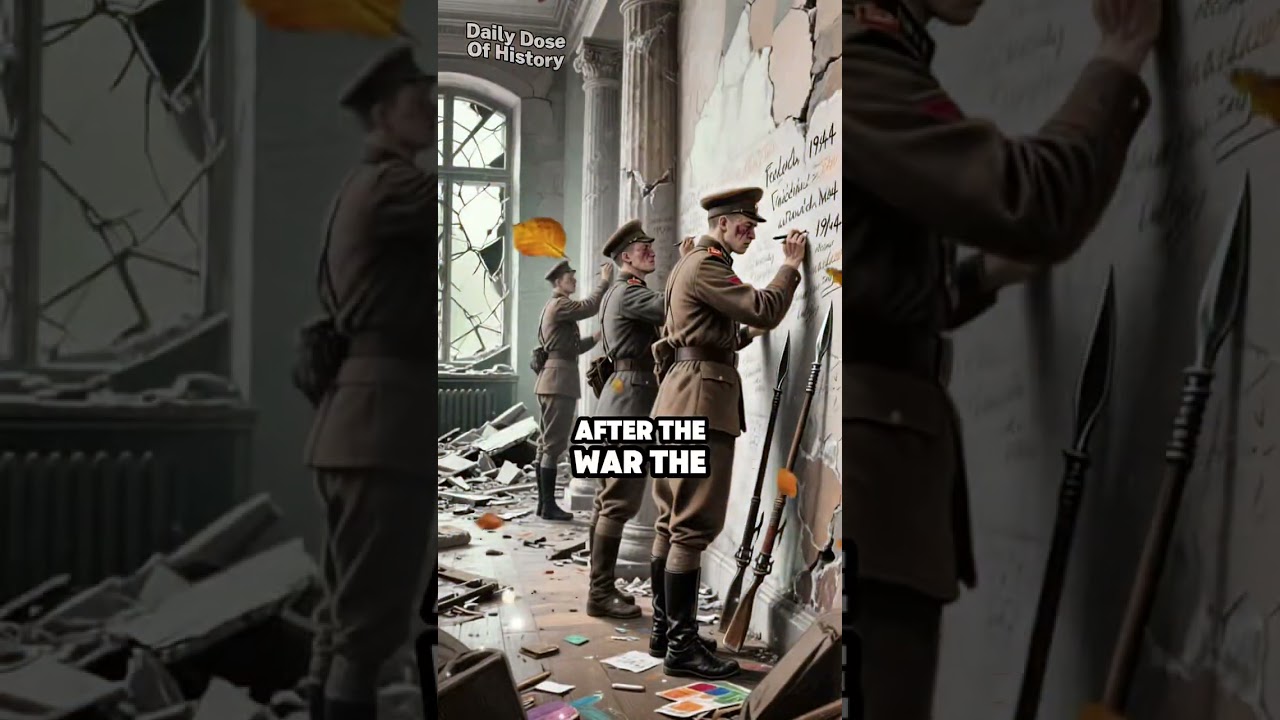 Red Army Soldiers Left Graffiti on Hitler’s Reichstag — German Officials’ Move Is Surprising! 