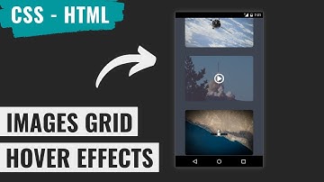 [ HTML | CSS ]  Animated Grid Images Hover Effects