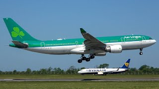 (4K) Plane spotting at Dublin airport - 30+ minutes of landings and take offs! Episode #1