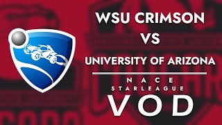 WSU Crimson vs UofA RL | Rocket League NACE Starleague VOD