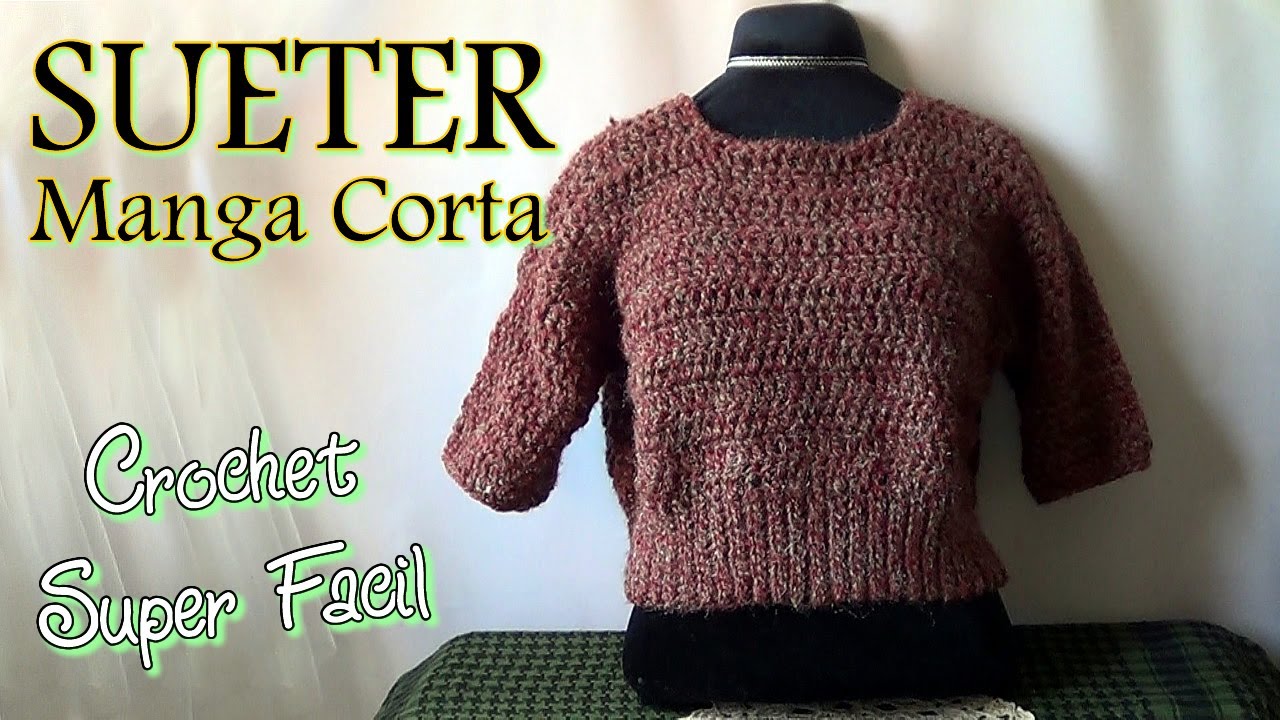 sueter tejido manga corta